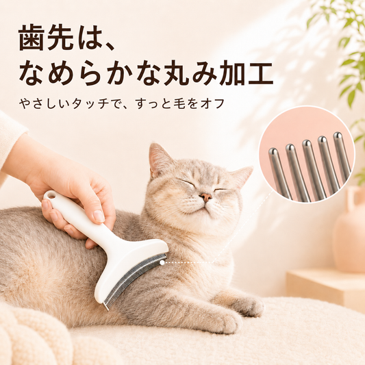 ✨ペット抜け毛取りコーム｜抜け毛をやさしくキャッチ🐾 犬猫用・全国送料無料🚚