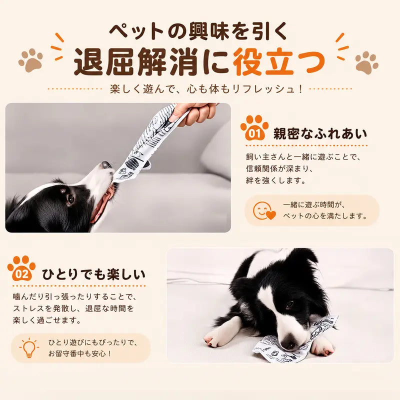 猫も犬も大興奮! パリパリ新聞おもちゃ【全国送料無料🚗】