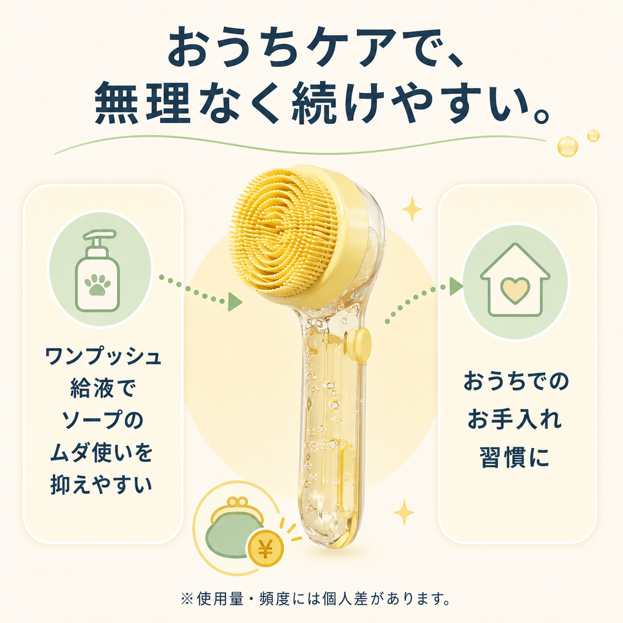 シャンプーブラシ