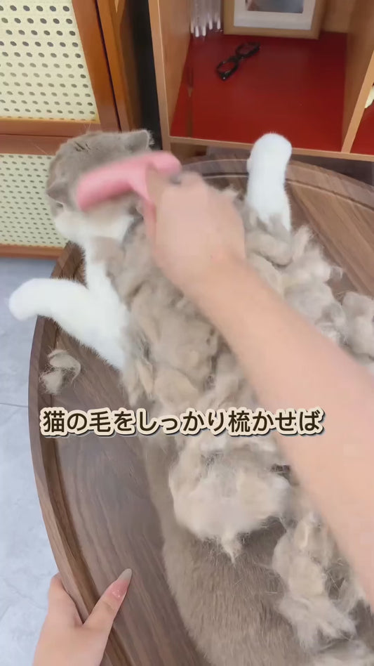 ✨ペット抜け毛取りコーム｜抜け毛をやさしくキャッチ🐾 犬猫用・全国送料無料🚚